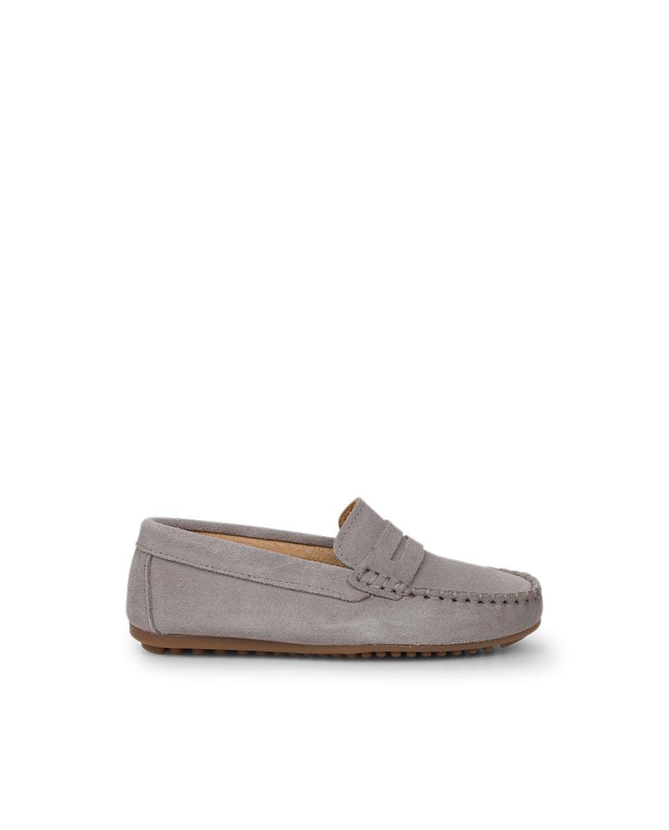 Pisamonas - Mocasines de niños serraje antifaz.