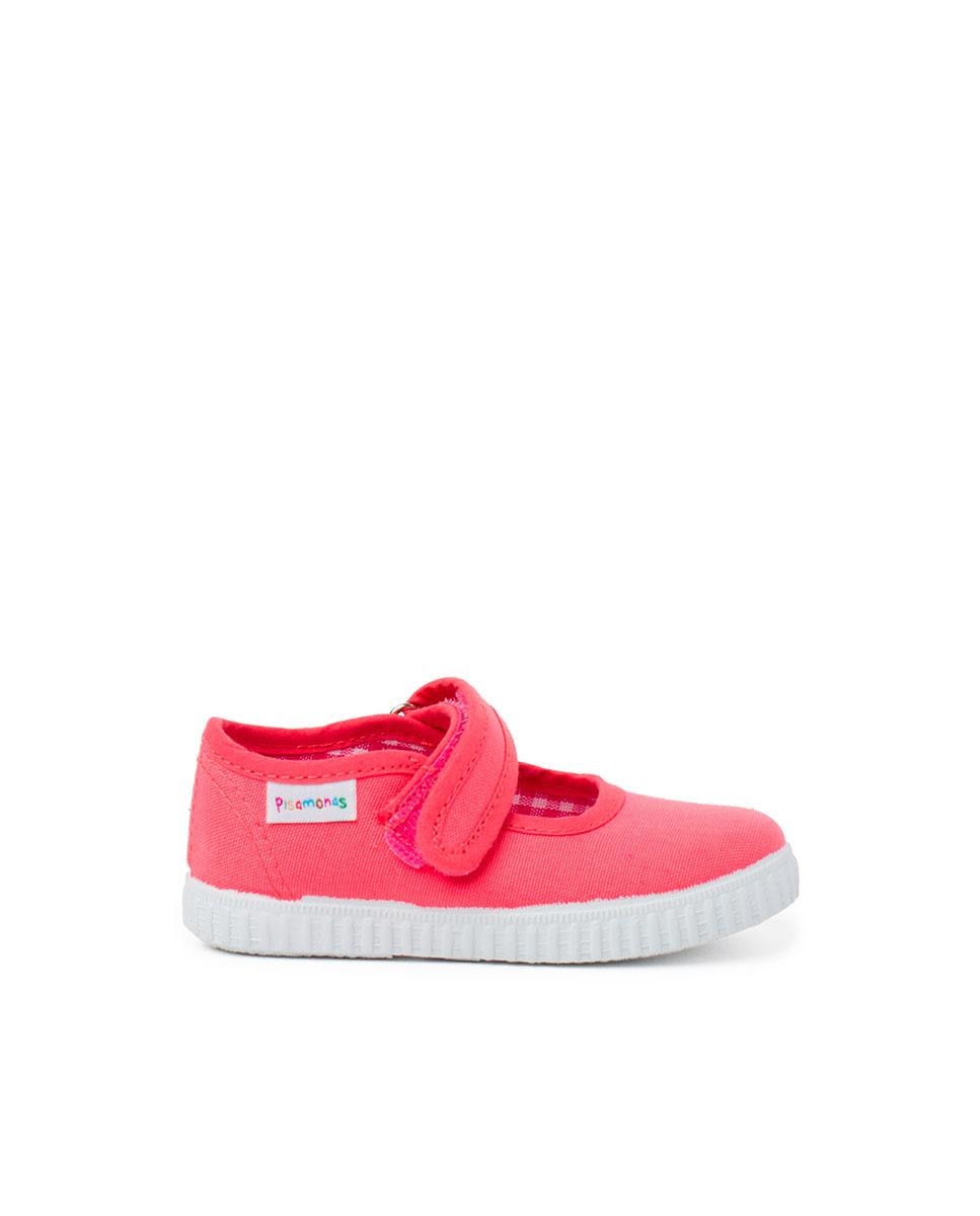 Imagen 0 de Merceditas Niña cinta adhesiva  Suela tipo Zapatillas en blanco Coral