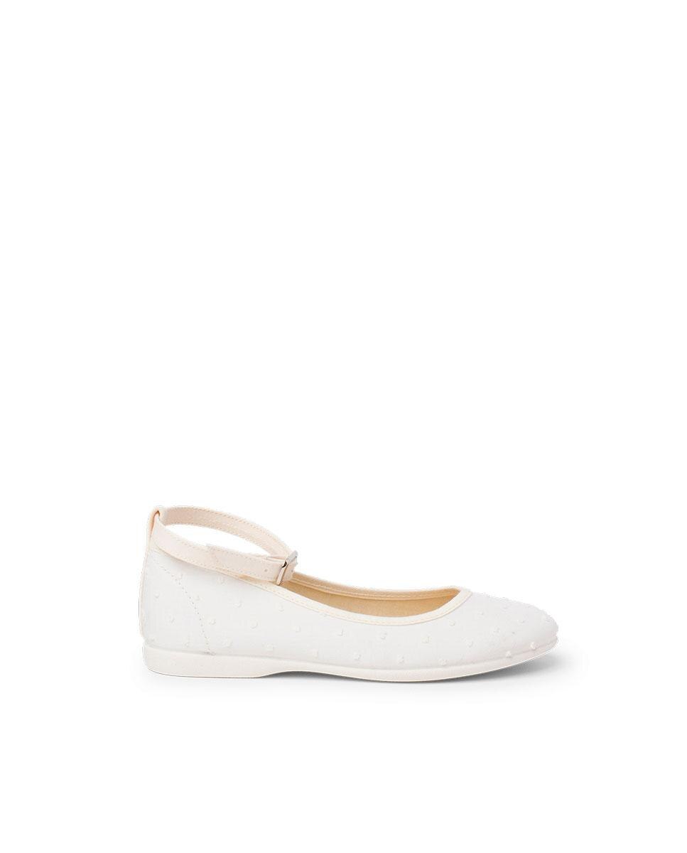 Bailarinas de niña con pulsera plumeti - Pisamonas - Beige Beige-1