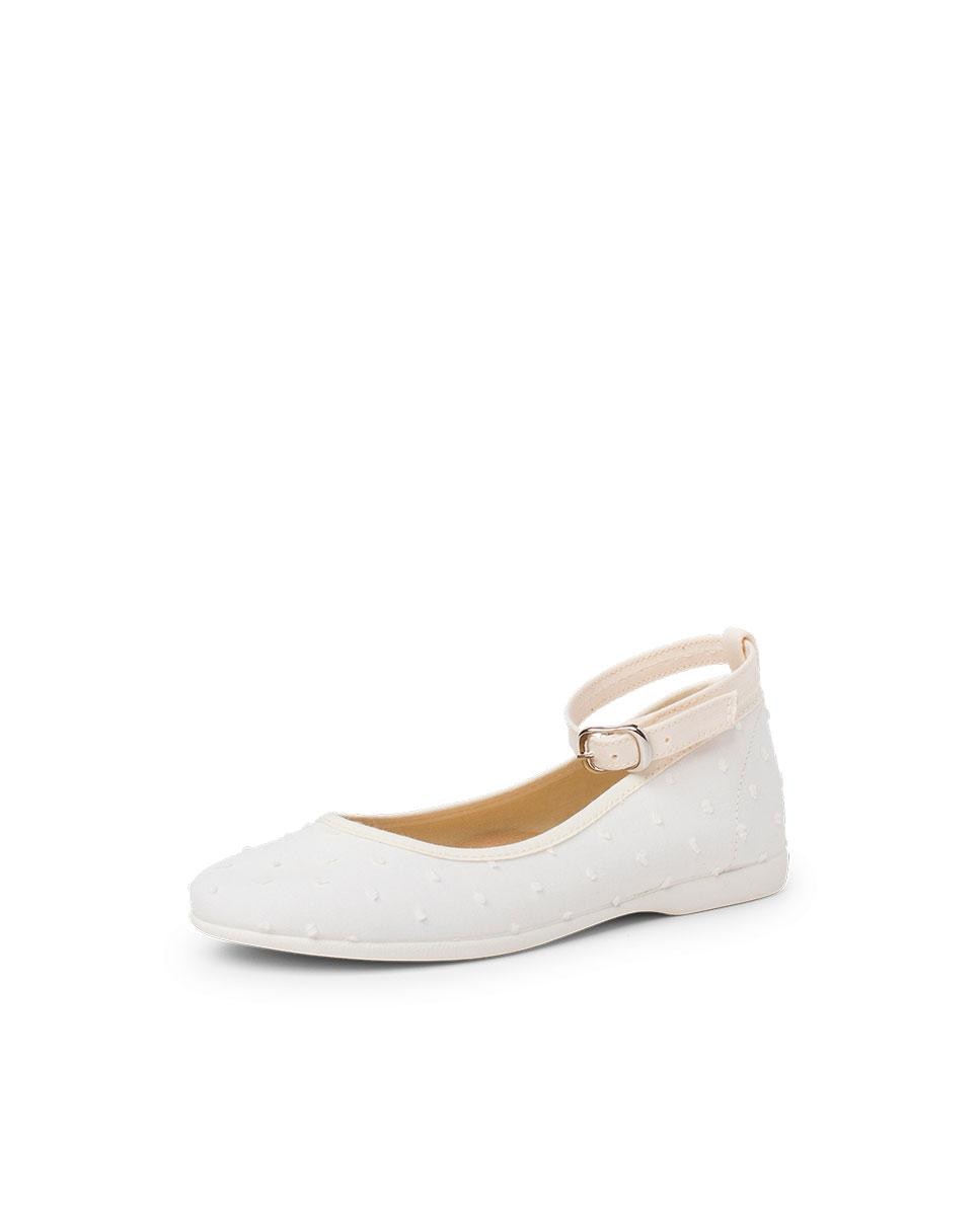 Bailarinas de niña con pulsera plumeti - Pisamonas - Beige Beige-2