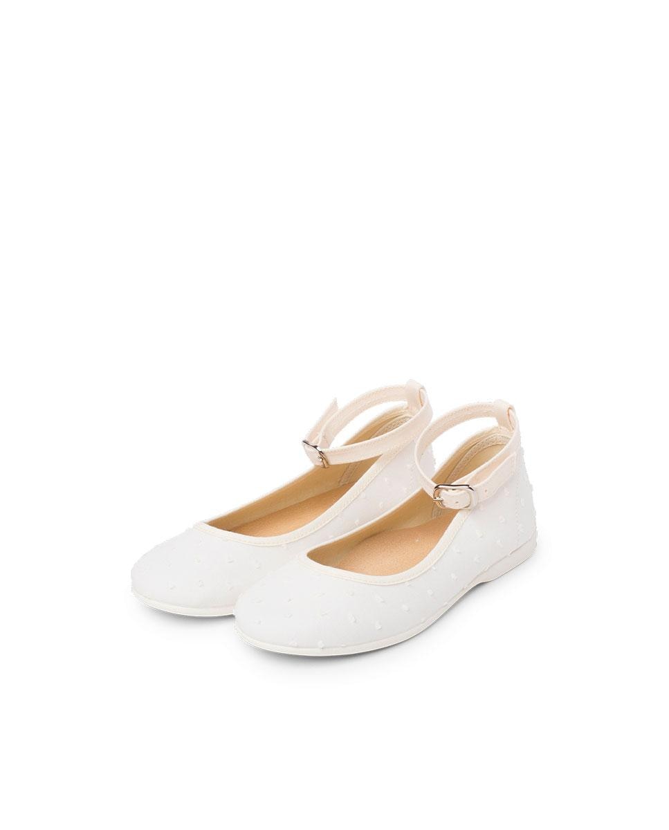 Bailarinas de niña con pulsera plumeti - Pisamonas - Beige Beige-4