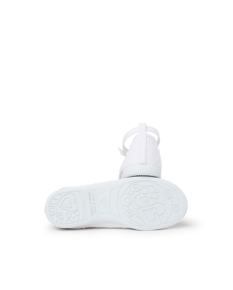Bailarinas de niña con pulsera plumeti - Pisamonas - Blanco Blanco-3