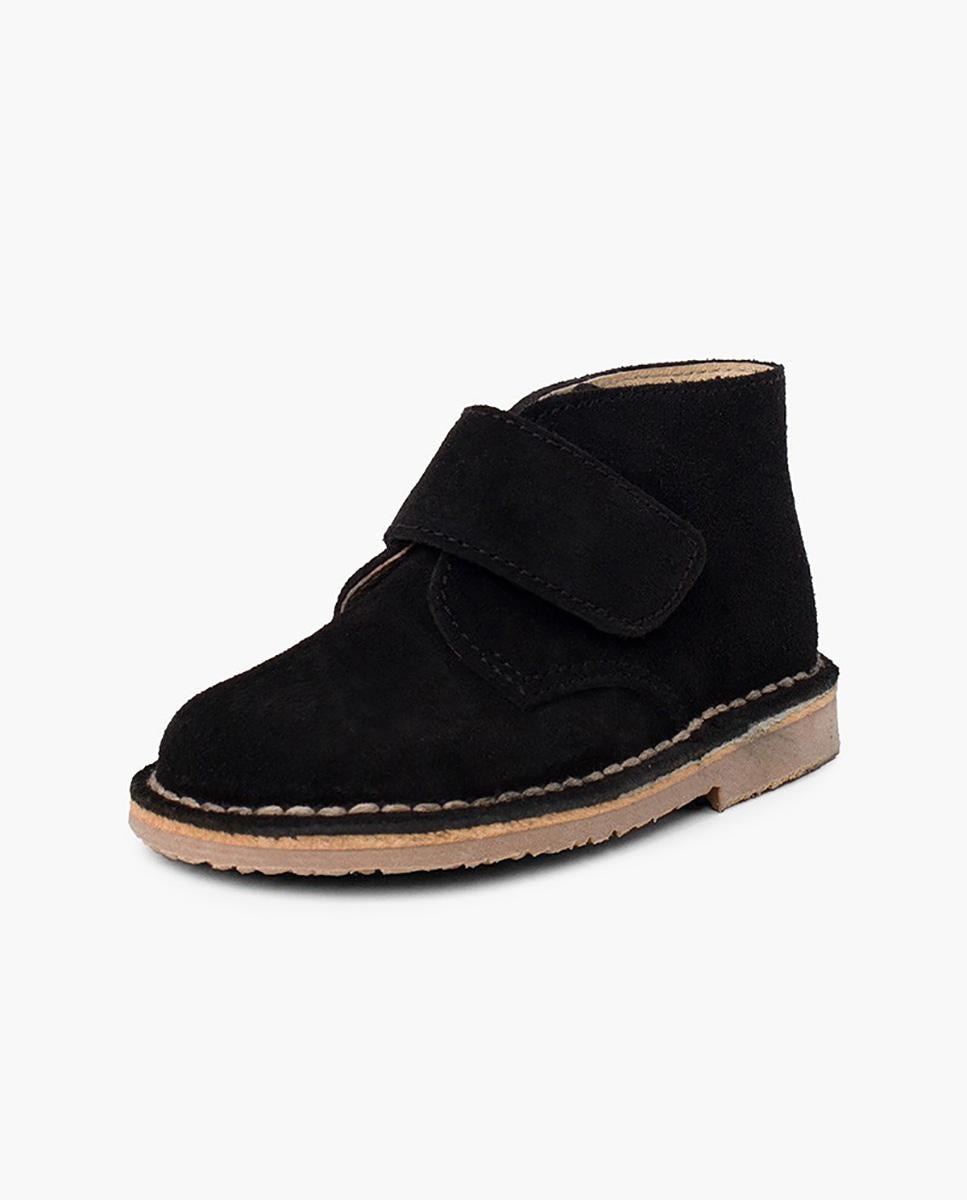Botas de Bebé Niño Botas Safari tira adherente - Pisamonas - Negro Negro-2