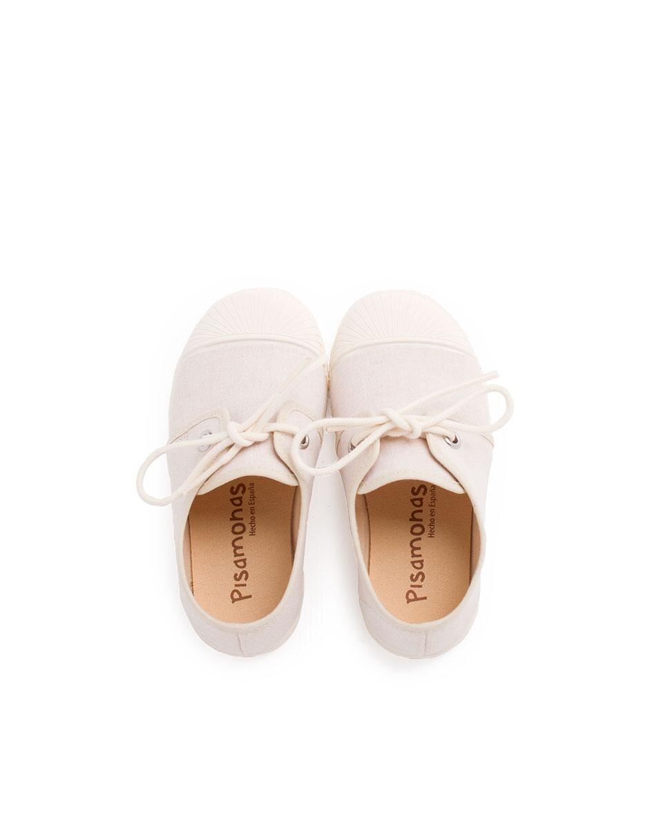 Zapatillas de lona de bebé con puntera de goma - Pisamonas - Beige Beige-5