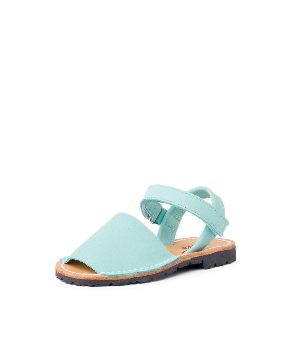 Menorquinas de niños avarcas nobuck cinta adherente - Pisamonas - Azul Azul-2