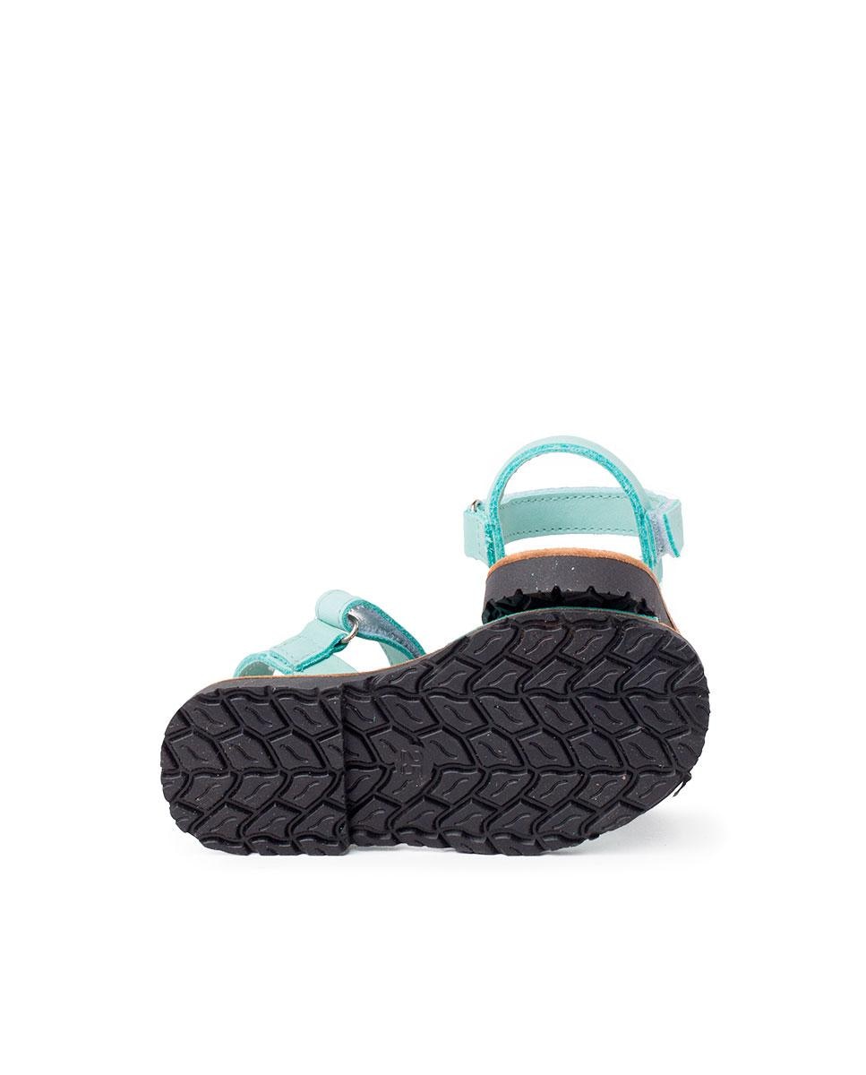 Menorquinas de niños avarcas nobuck cinta adherente - Pisamonas - Azul Azul-3