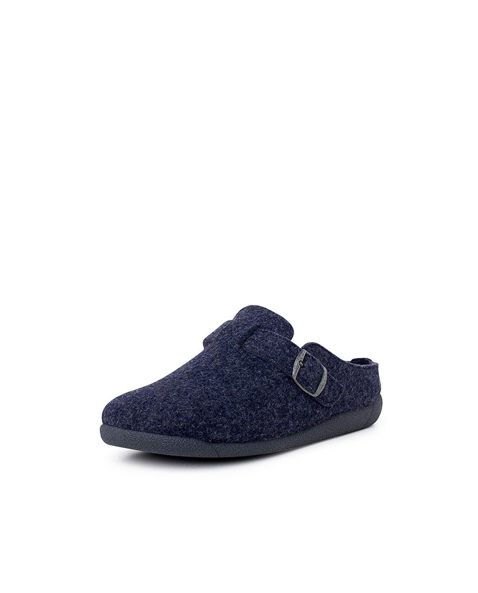 Imagen 2 de Zapatillas de casa abiertas de niños con hebilla - Pisamonas - Azul marino Azul marino