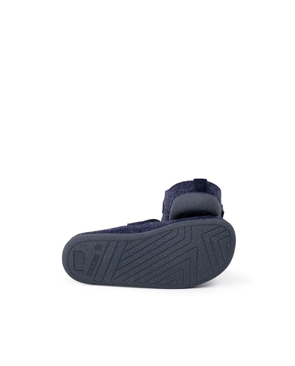 Imagen 3 de Zapatillas de casa abiertas de niños con hebilla - Pisamonas - Azul marino Azul marino