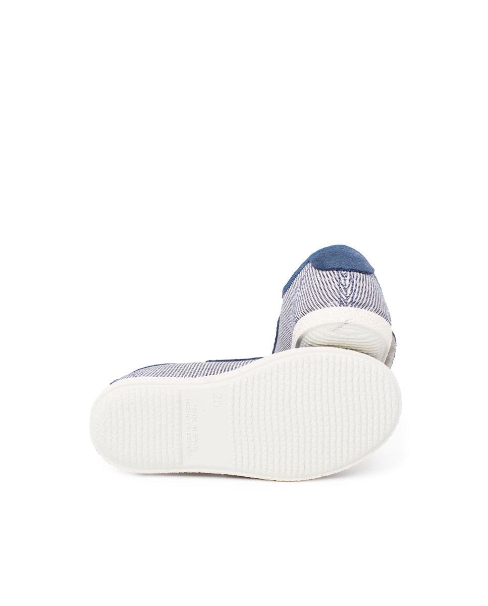 Zapatillas de lona de niños con cierre adherente - Pisamonas - Azul marino Azul marino-3