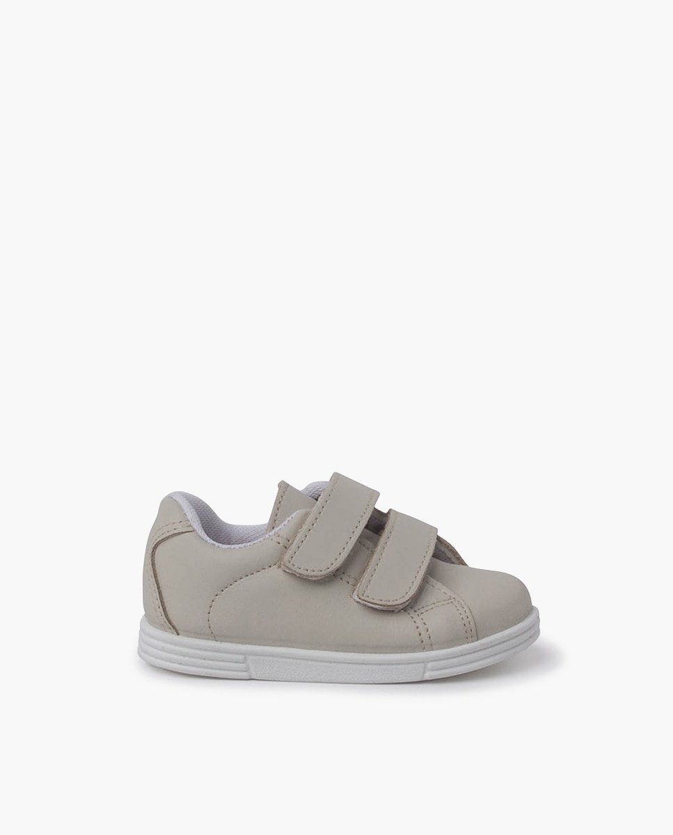 Imagen 1 de Zapatillas deportivas de niños de piel lavable - Pisamonas - Beige Beige