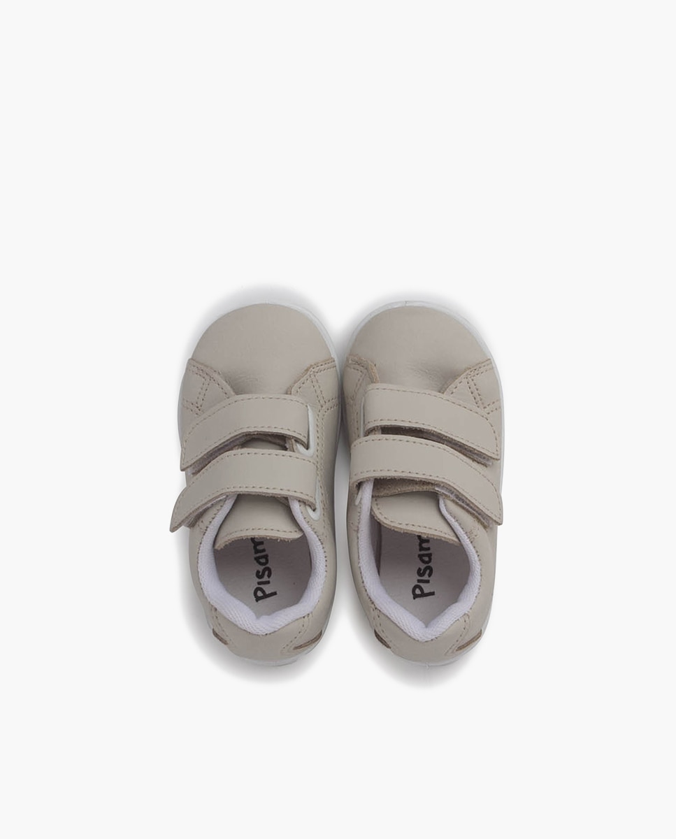 Imagen 4 de Zapatillas deportivas de niños de piel lavable - Pisamonas - Beige Beige