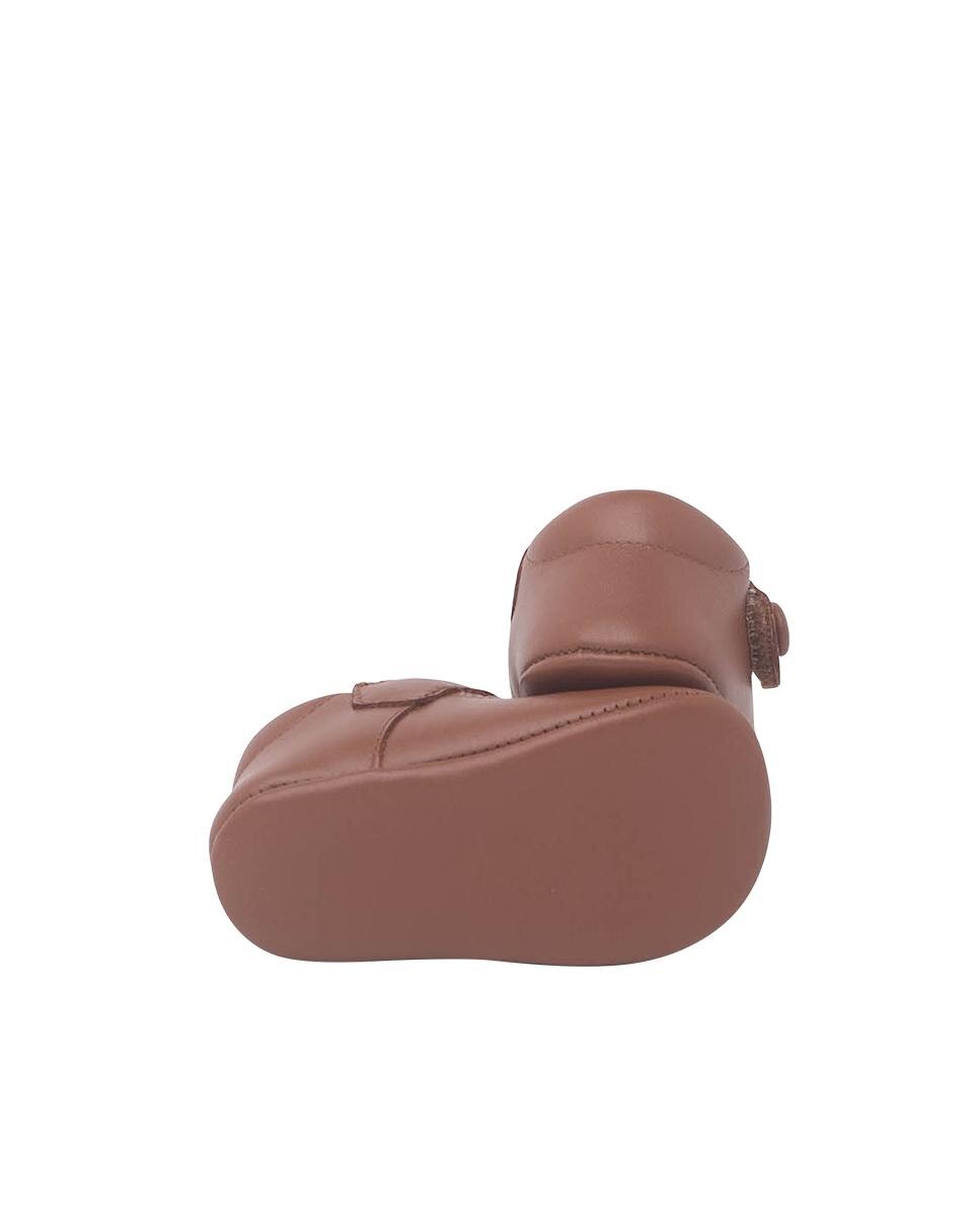 Merceditas de bebé merceditas piel cinta adherente - Pisamonas - Camel Camel-2