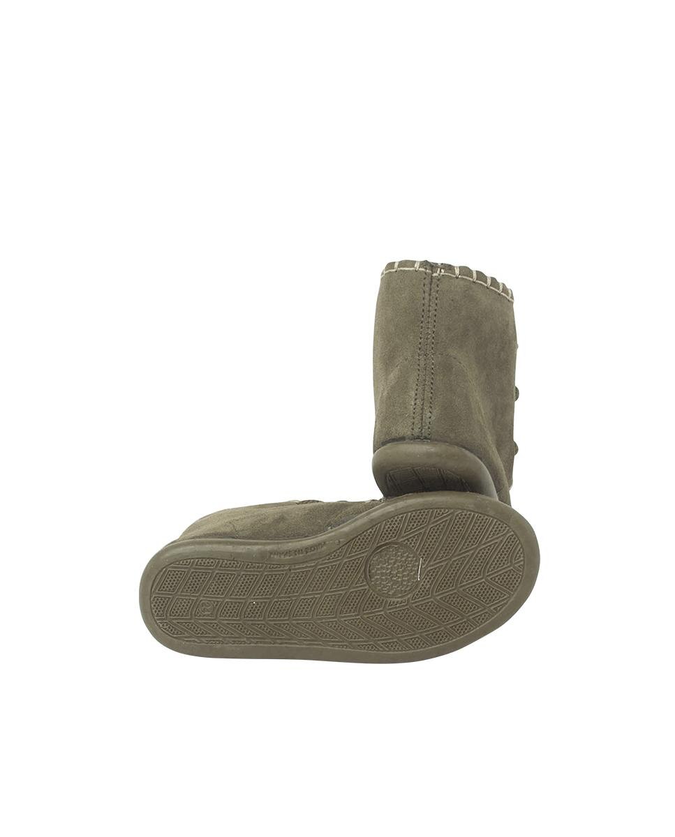 Imagen 2 de Botas de Niña Tipo Mohicanas Serraje - Pisamonas - Verde oscuro Verde oscuro