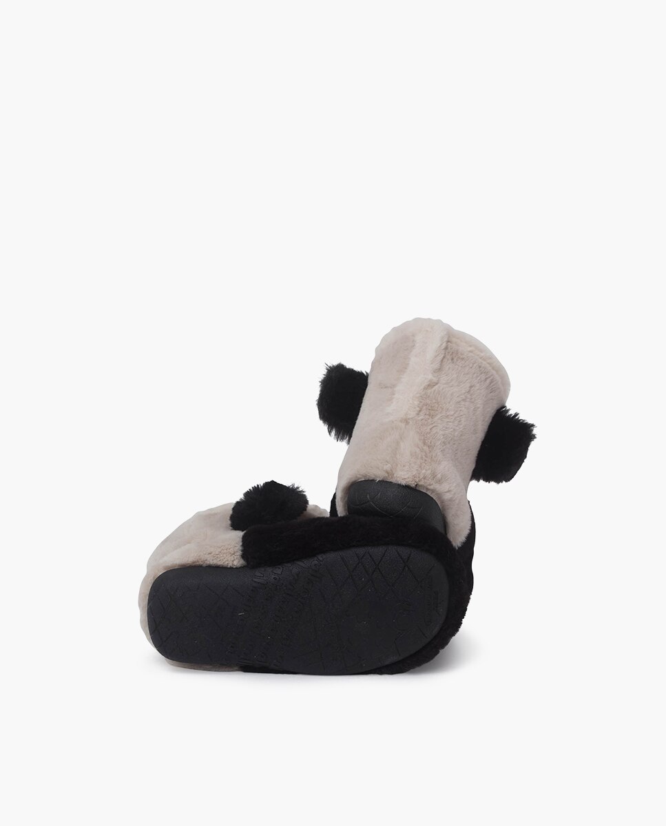 Zapatillas de casa cerradas de niños casa panda - Pisamonas - Blanco Blanco-2