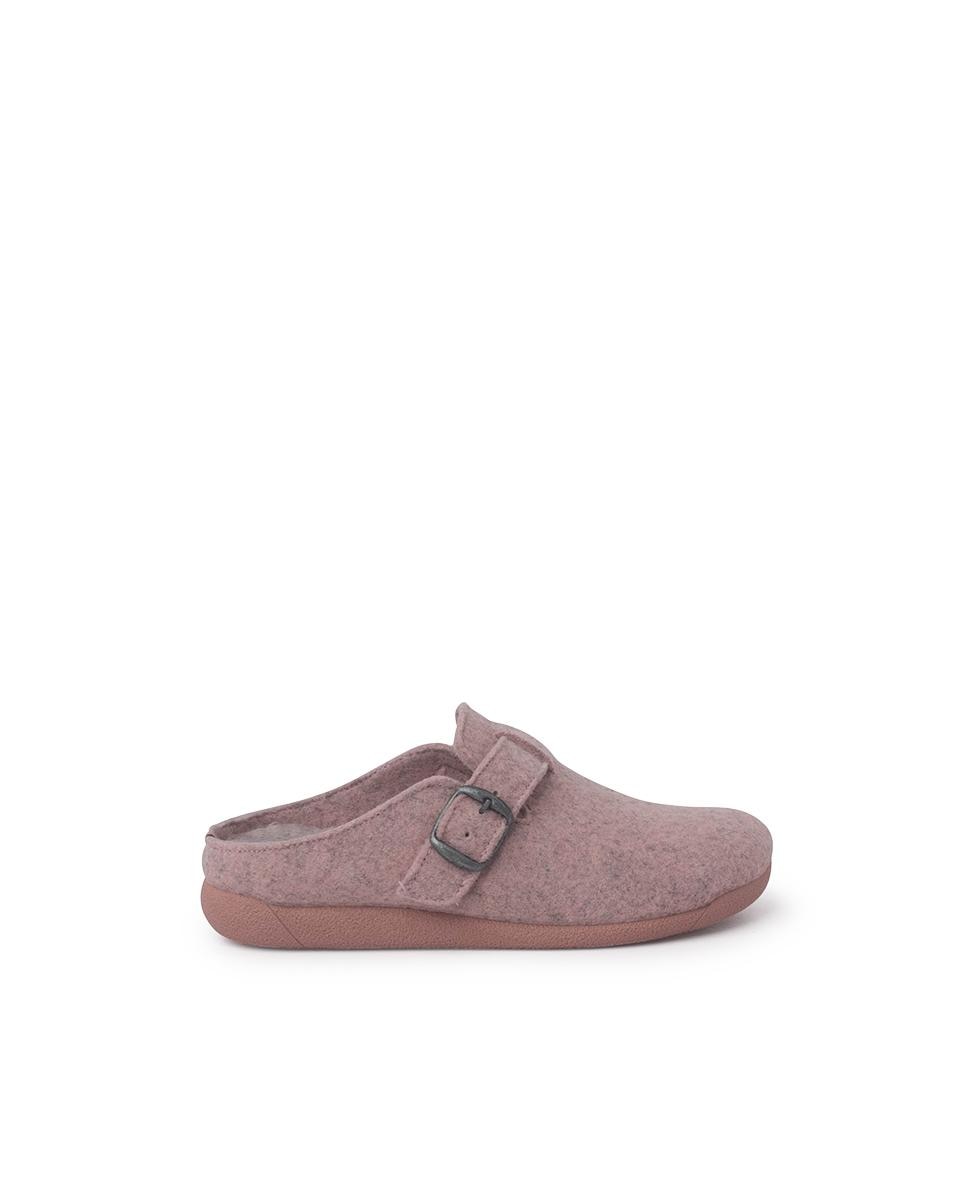 Zapatillas de casa abiertas de niños con hebilla