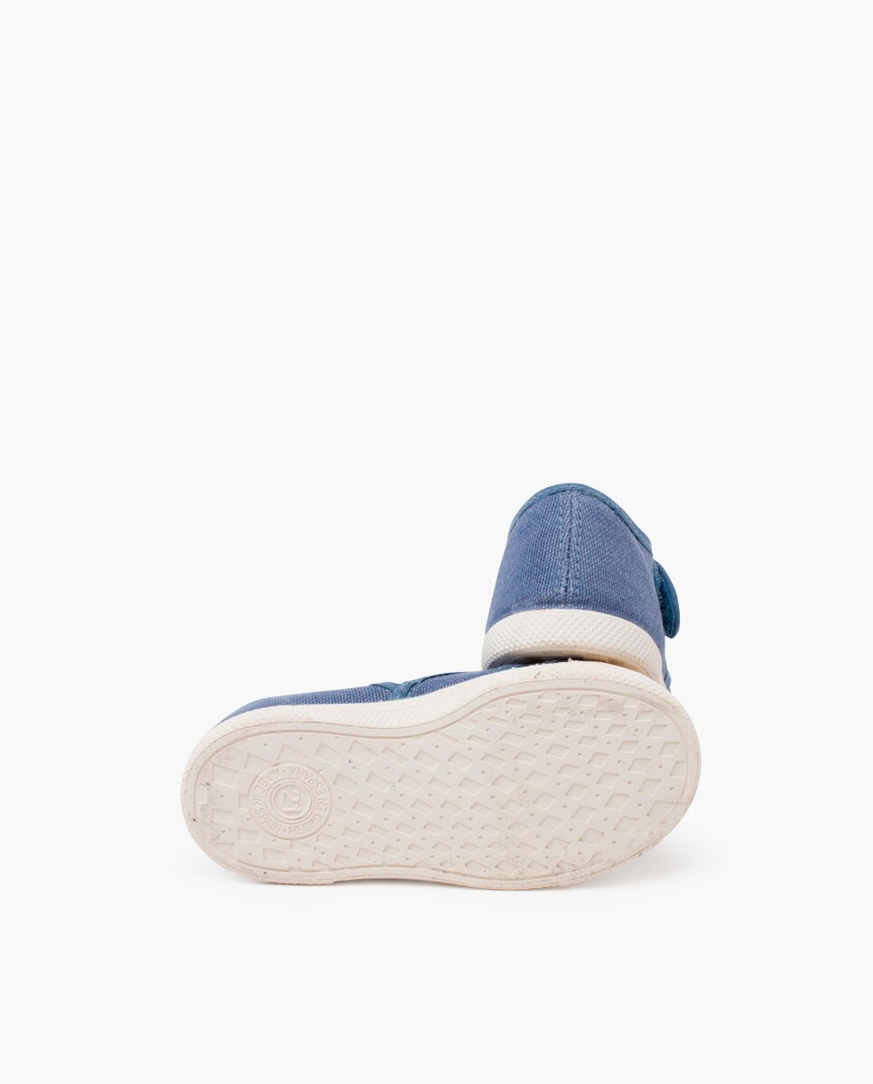 Sandalias de bebé lona eco puntera goma - Pisamonas - Azul Azul-2