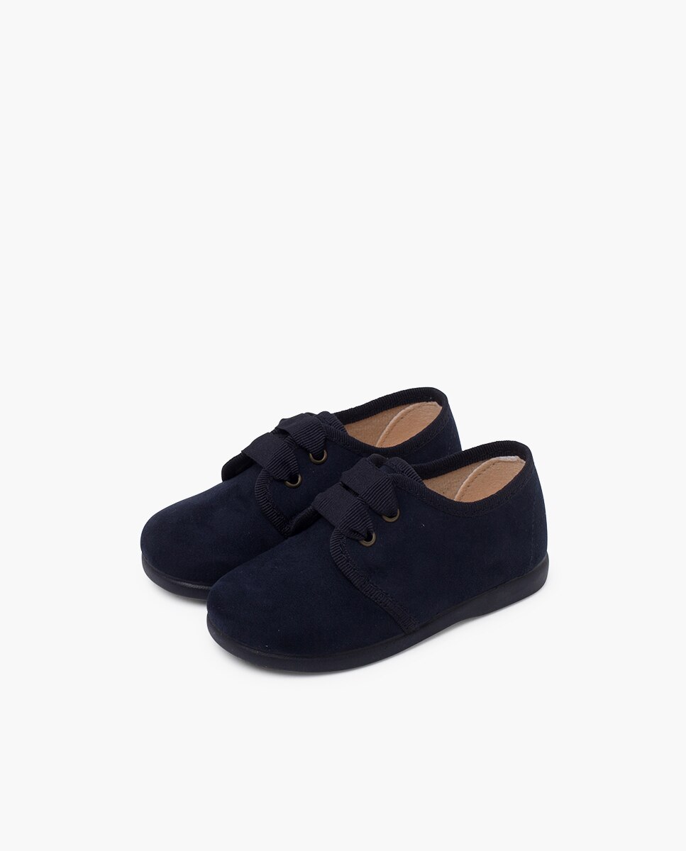 Pisamonas - Zapatos de cordones y bluchers de bebé niña serratex cordón faya.
