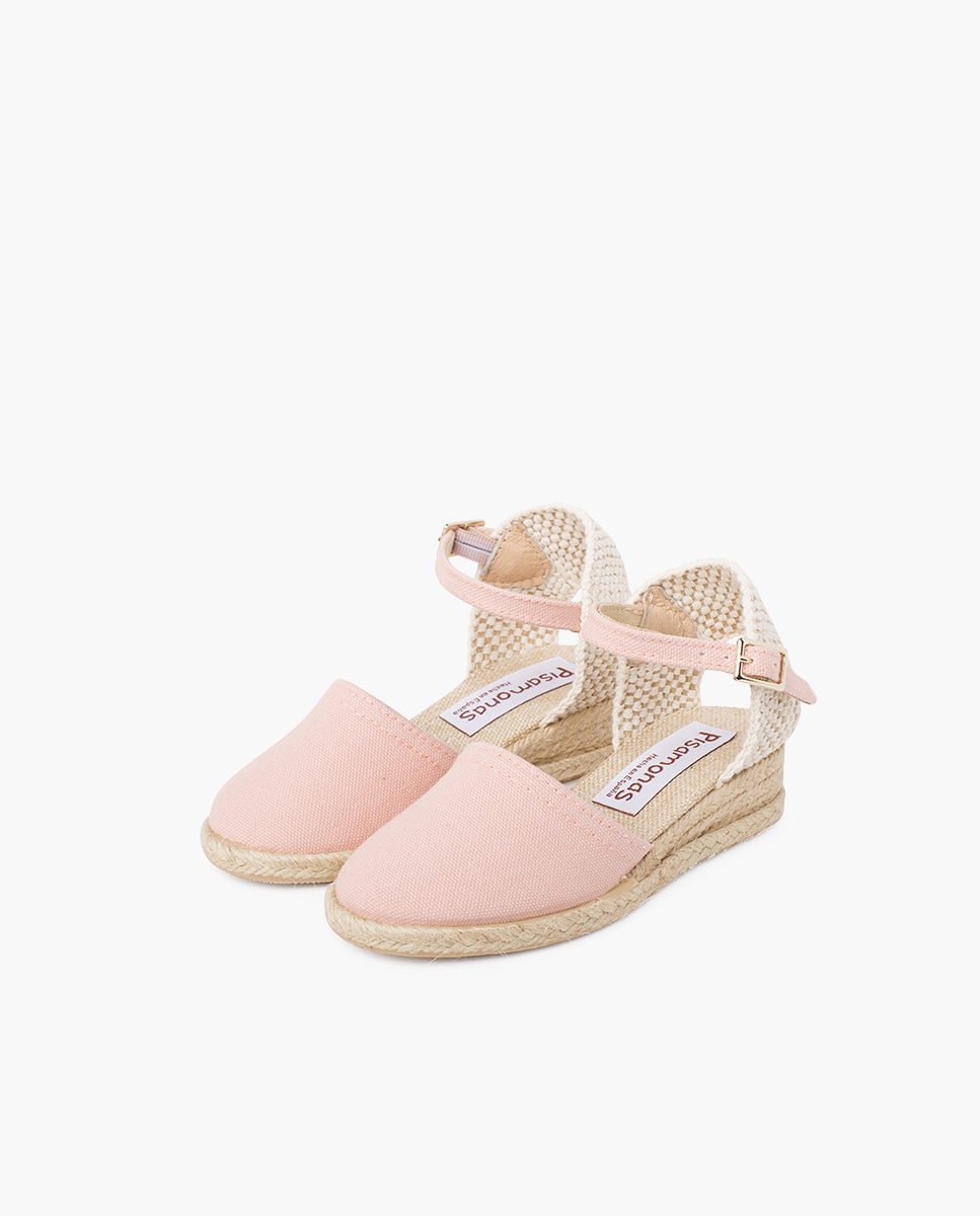 Menorquinas Niña Pisamonas Alpargatas Niu00f1a Hebilla Con