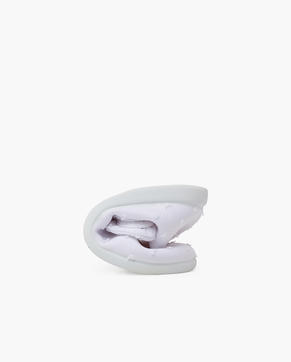 Merceditas de bebé plumeti tira adherente lazo - Pisamonas - Blanco Blanco-5