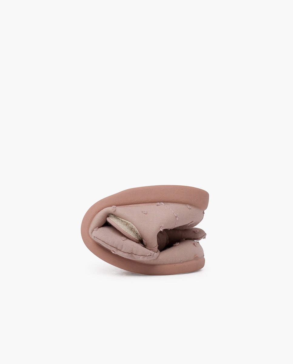 Merceditas de bebé plumeti tira adherente lazo - Pisamonas - Rosa claro Rosa claro-5