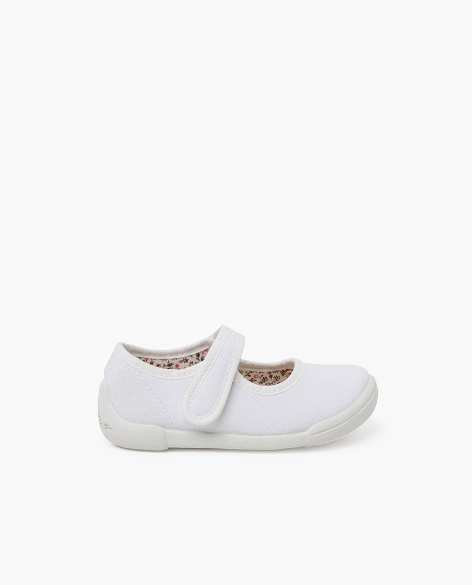 Merceditas barefoot tira adherente - Pisamonas - Blanco Blanco-1