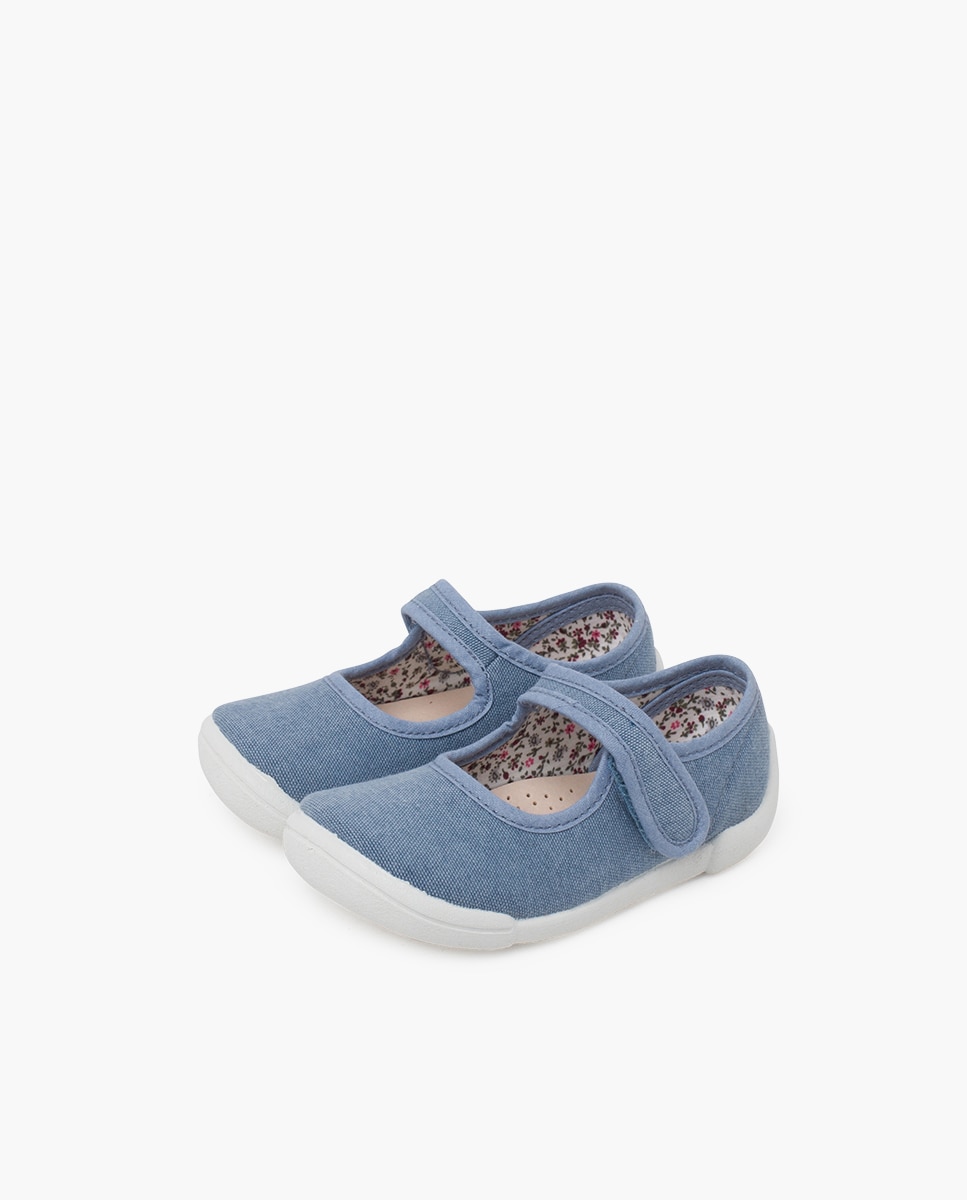 Merceditas barefoot tira adherente - Pisamonas - Azul claro Azul claro-3