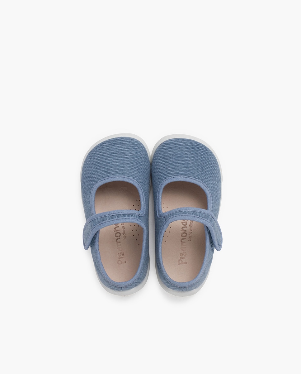 Merceditas barefoot tira adherente - Pisamonas - Azul claro Azul claro-4
