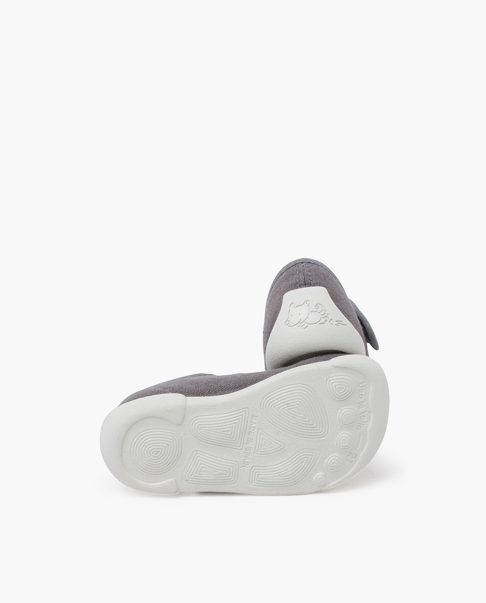 Merceditas barefoot tira adherente - Pisamonas - Gris Gris-2