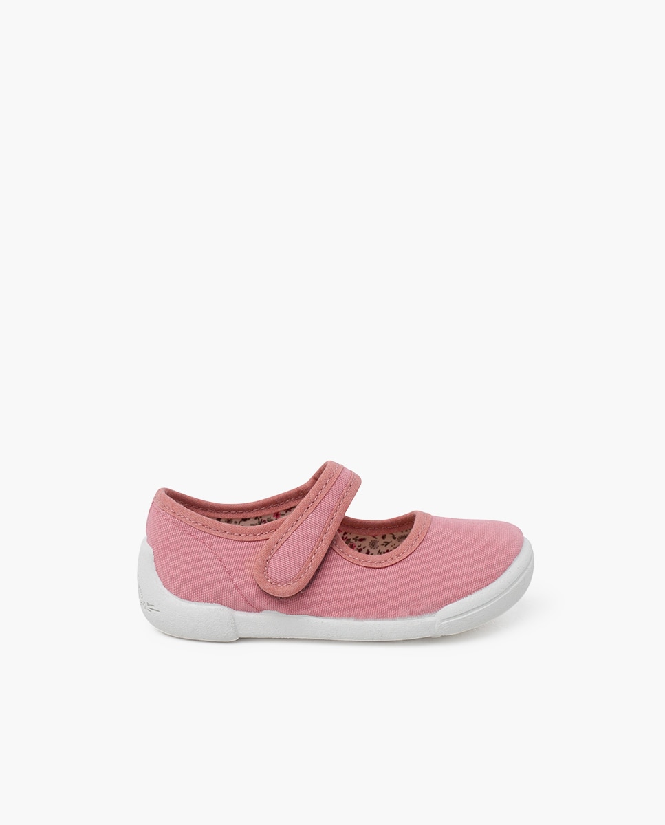 Merceditas barefoot tira adherente - Pisamonas - Rosa Rosa-1