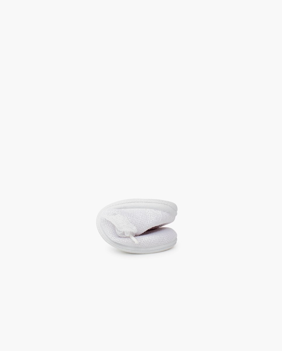 Merceditas de bebé niña lazada tul plumeti - Pisamonas - Blanco Blanco-5