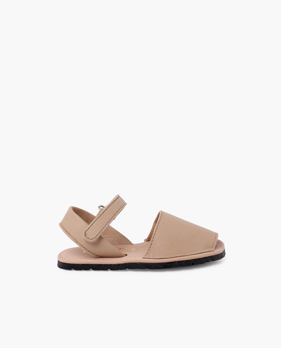 Imagen 0 de Menorquinas de niños blanditas suela flexible Beige