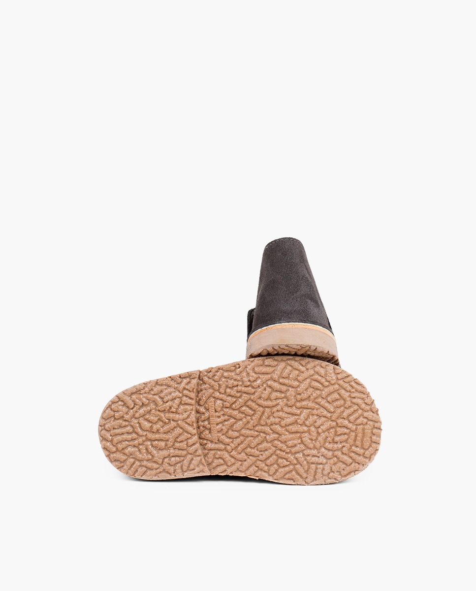 Botas de niños estilo safari cinta adherente - Pisamonas - Gris oscuro Gris oscuro-2