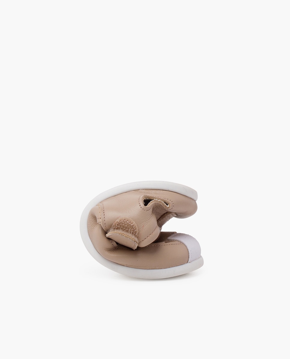 Chanclas de bebé napa blandita suela fina - Pisamonas - Beige Beige-5