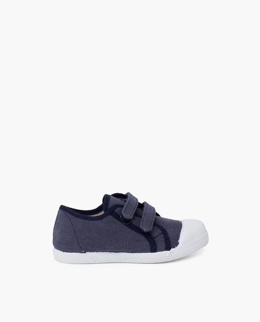 Imagen 0 de Zapatillas de lona de niños blanditas lona eco tira adherente