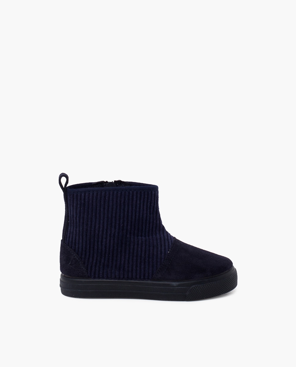 Botas de niña caña de pana - Pisamonas - Negro Negro-1