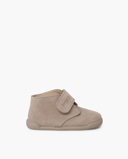 Imagen 0 de Botas de bebés barefoot de serraje y cierre adherente