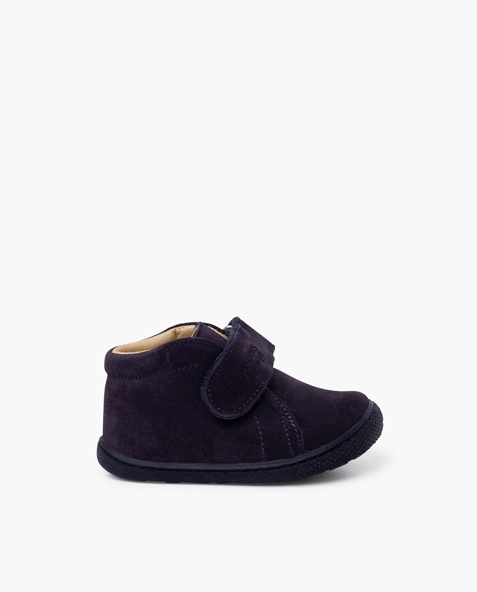 Botas de niños barefoot serraje - Pisamonas - Azul marino Azul marino-1