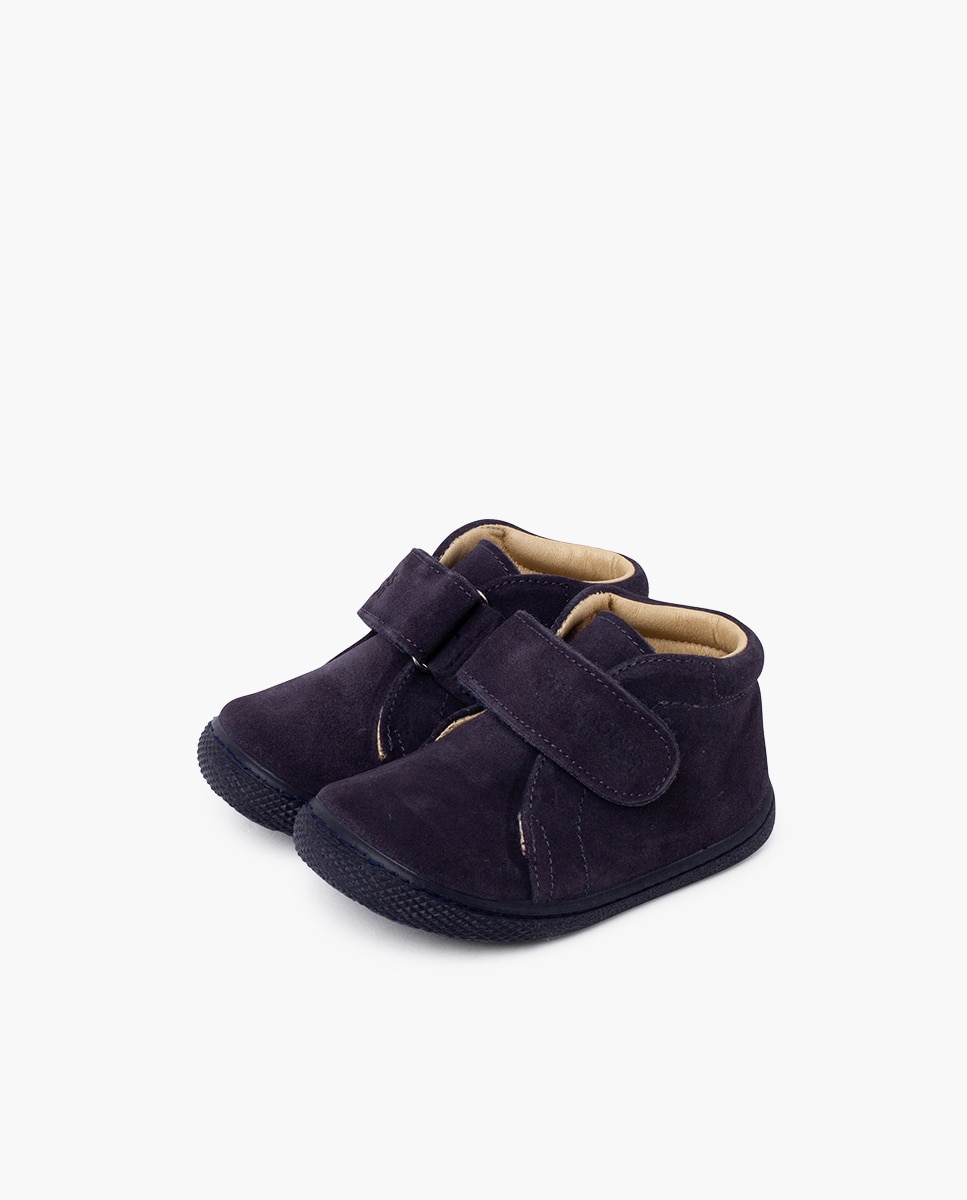 Botas de niños barefoot serraje - Pisamonas - Azul marino Azul marino-3