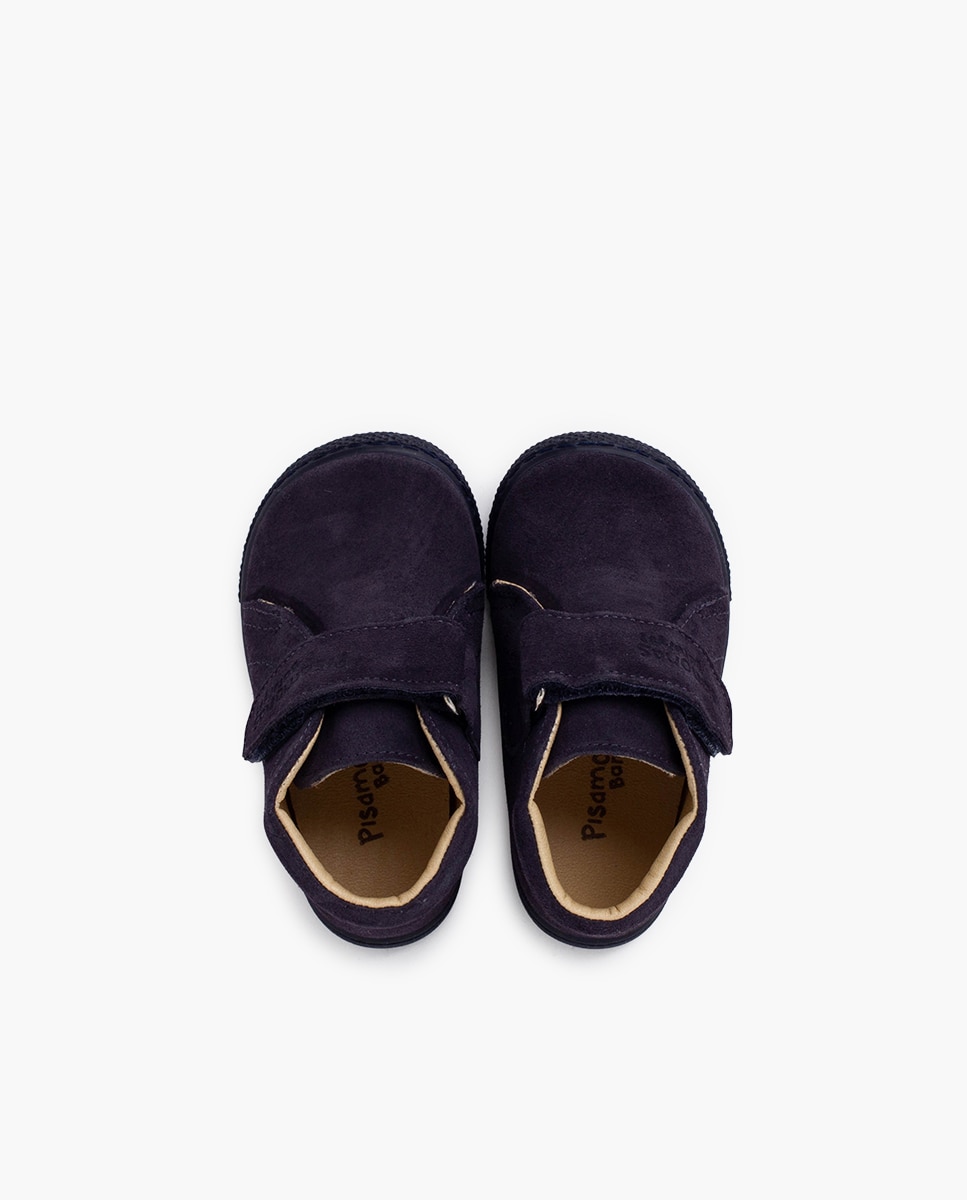 Botas de niños barefoot serraje - Pisamonas - Azul marino Azul marino-4