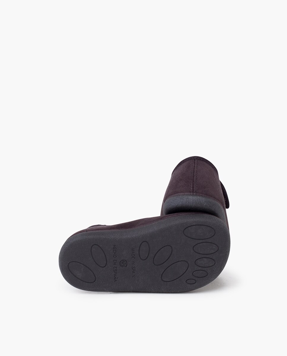 Imagen 2 de Merceditas de niña barefoot serratex tira adherente - Pisamonas - Gris oscuro Gris oscuro