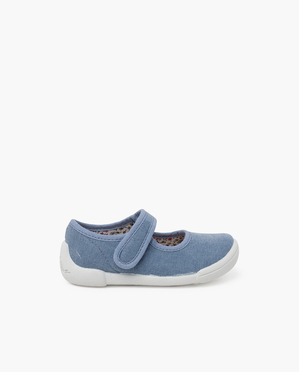 Merceditas barefoot tira adherente - Pisamonas - Azul celeste Azul celeste-1