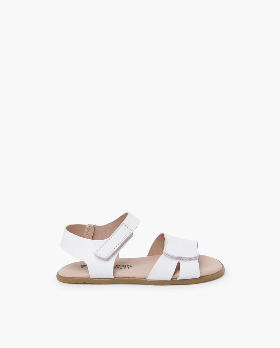 Sandalias Blancas Sandalias De Piel Para NiÃ±os Sandalias Abiertas