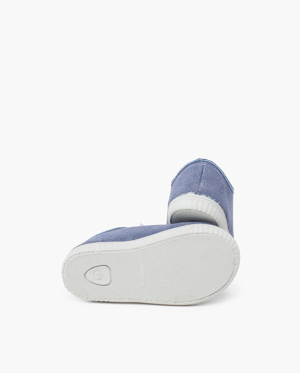 Náuticos de niños wallaby con suela fina y cordones elásticos - Pisamonas - Azul claro Azul claro-2