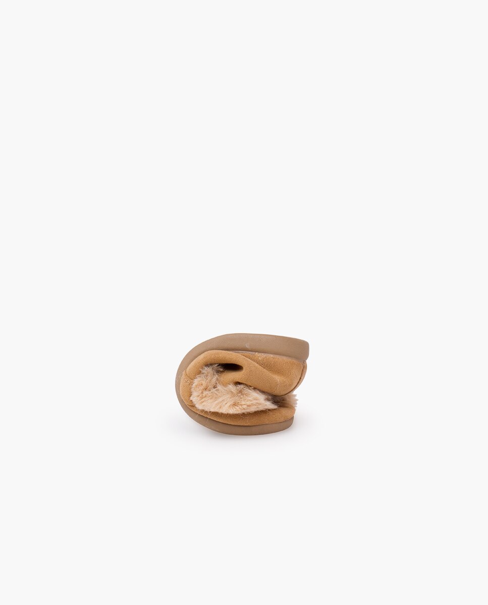 Botas de niña cuello pelito suela fina - Pisamonas - Camel Camel-5
