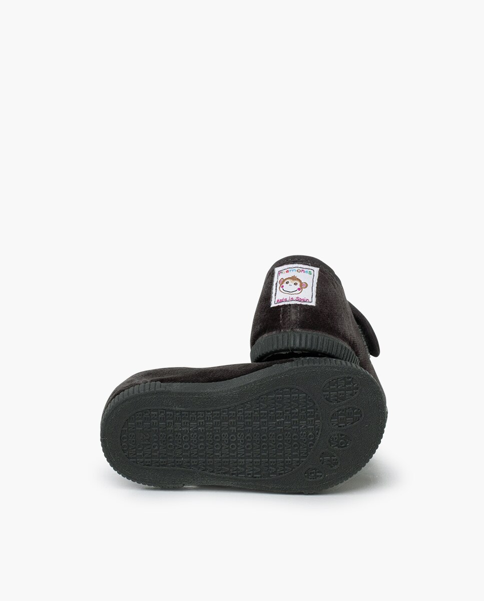 Imagen 2 de Pepitos barefoot terciopelo puntera goma - Pisamonas - Negro Negro