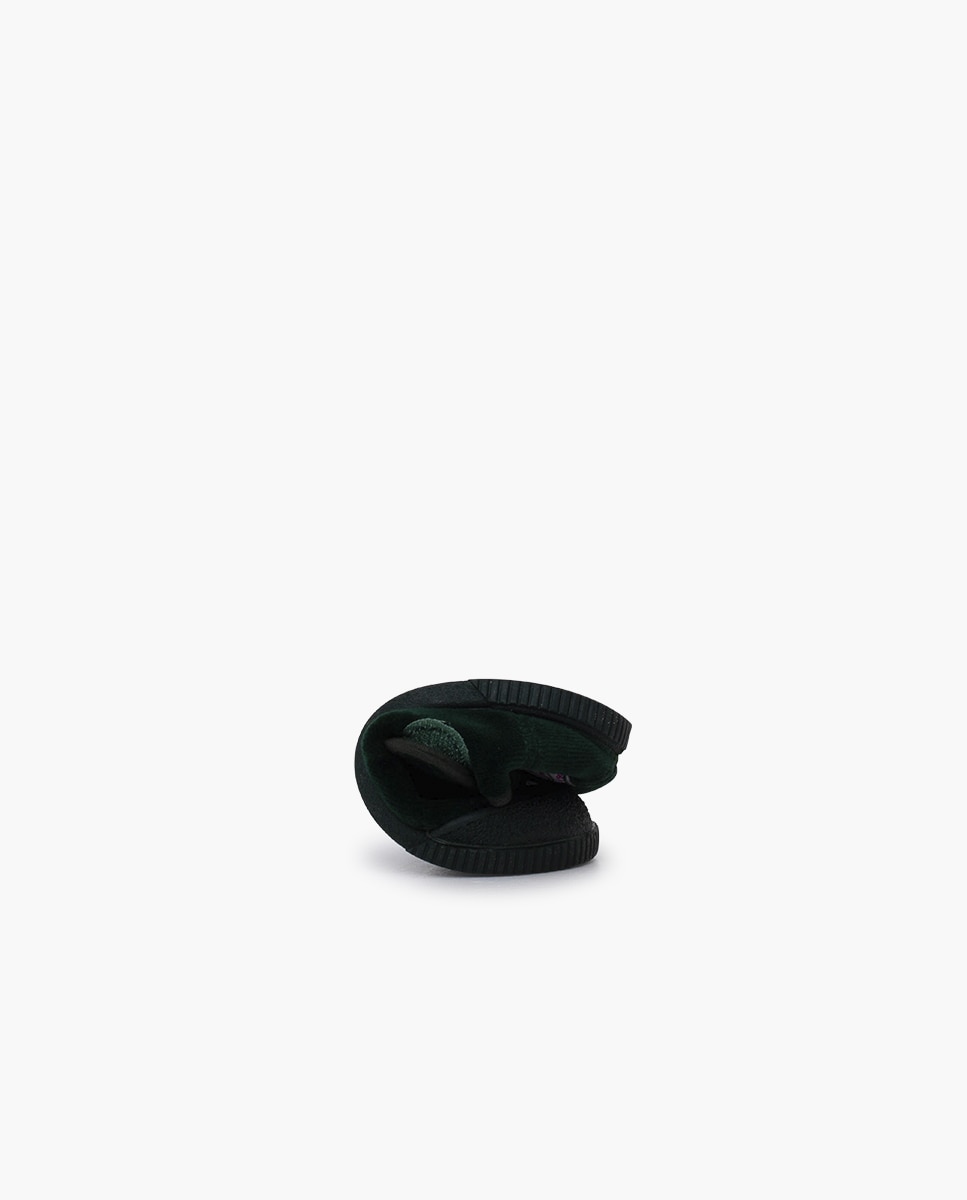 Pepitos barefoot terciopelo puntera goma - Pisamonas - Verde oscuro Verde oscuro-4