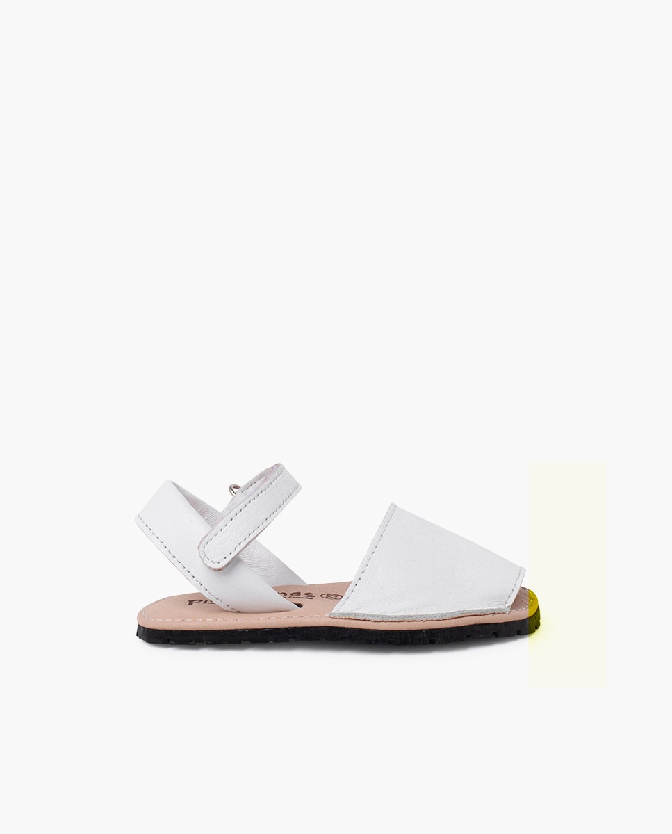 Sandalias de bebé niña blanditas suela flexible - Pisamonas - Blanco Blanco-1
