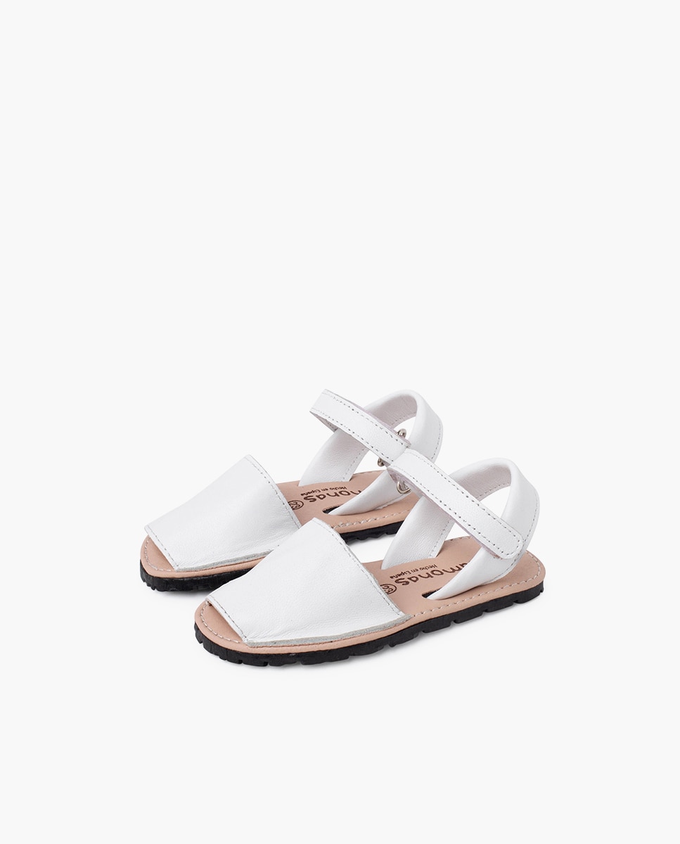 Sandalias de bebé niña blanditas suela flexible - Pisamonas - Blanco Blanco-3