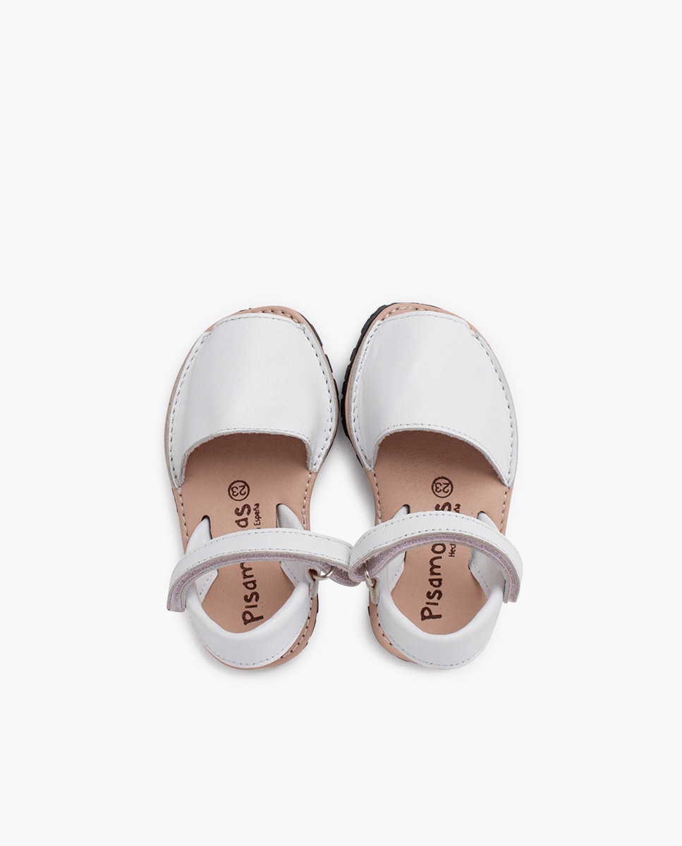 Sandalias de bebé niña blanditas suela flexible - Pisamonas - Blanco Blanco-4