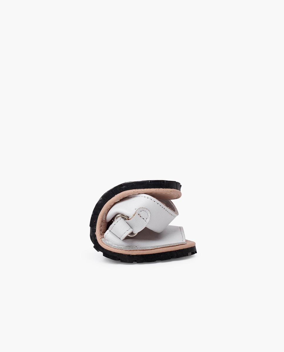 Sandalias de bebé niña blanditas suela flexible - Pisamonas - Blanco Blanco-5